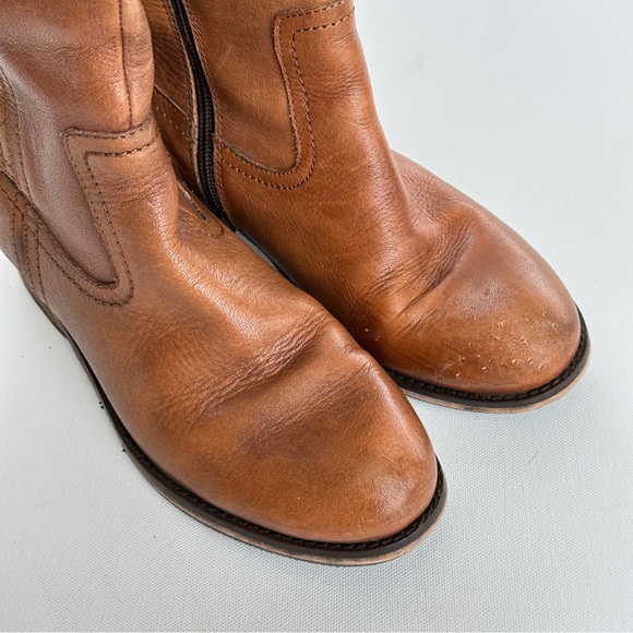 Seychelles Womens 7 Boots Brown Leather Riding Knee High Side Zip Equestrian - Picture 5 of 12